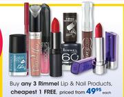 Rimmel Lip & Nail Products-Each