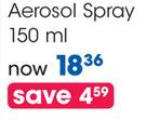 Shower to Shower Aerosol Spray-150ml