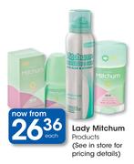 Lady Mitchum Products Each