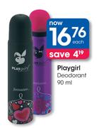 Playgirl Deodorant-90ml Each