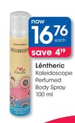 Lentheric Kaleidoscope Perfumed Body Spray-100ml
