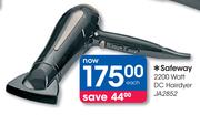 Safeway 2200 Watt DC Hairdryer JA2852