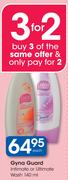 Gyna Guard Intimate or Ultimate Wash-140ml Each