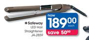 Safway LED Hair Straightener JA-2859