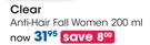 Clear Anti-Hair Fall Women-200ml Each