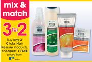 Clicks Hair Rescue Products Each