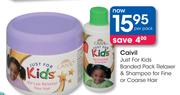 Caivil Just For Kids Banded Pack Relaxer & Shampoo For Fine Or Coarse Hair-Per Pack