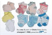 Clicks Baby Socks-Each