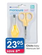 Clicks Baby Manicure Set-Per Set