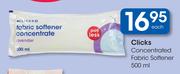Clicks Concentrated Fabric Softener-500ml