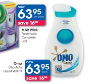 Omo Ultra Auto Liquid-900ml.