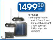 Philips Solar Lights System-Each