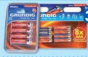 Grundig AA Or AAA Batteries-8-Pack