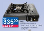 Alva Single Butane Gas Stove-Each