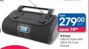 Sway USB/SD Radio With USB & SD Card Reader-Each