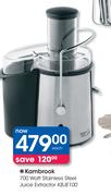 Kambrook 700 Watt Stainless Steel Juice Extractor KBJE100