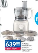 Philips 650 Watt Daily Collection Food Processor HR7627/00-Per Set
