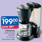 Safeway 10-12 Cup Permanent Filter Coffee Maker SCM202