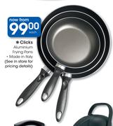Clicks Aluminium Frying Pans-Each