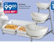 Clicks Porcelain 4-Piece Trio Set-Each