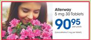 Allerway 5 mg 30 Tablets-Per Pack