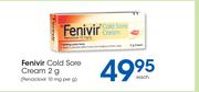 Fenivir Cold Sore Cream-2g Each