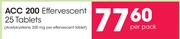 ACC 200 Effervescent 25 Tablets-Per Pack