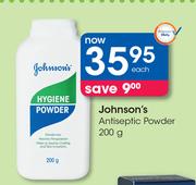 Johnson's Antiseptic Powder-200g Each