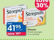Strepsils Throat Lozenges 16 Or 24 Pack-Per Pack