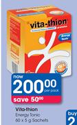 Vita Thion Energy Tonic 60 x 5g Sachets-Per Pack