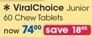 ViralChoice Junior 60 Chew Tablets-Each