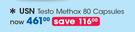 USN Testo Methox 80 Capsules-Per Pack