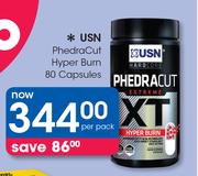 USN Phedra Cut Hyper Burn 80 Capsules-Per Pack