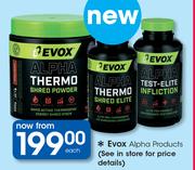 Evox Alpha Products-Each