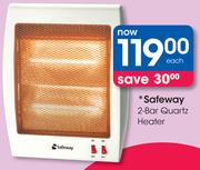 Safeway 2-Bar Quartz Heater-Each