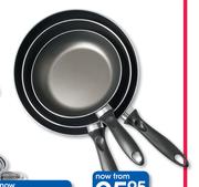 Clicks Home  20cm 3mm Thickness Aluminium Frying Pans - Each