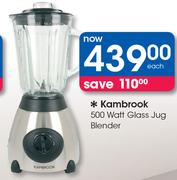 Kambrook 500W Glass Jug Blender