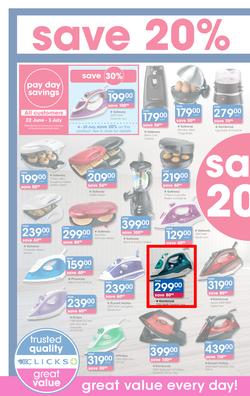 Clicks : Pay Day Savings (22 June - 23 July 2017), page 26