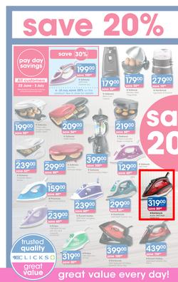 Clicks : Pay Day Savings (22 June - 23 July 2017), page 26