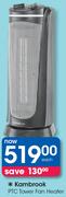 Kambrook PTC Tower Fan Heater