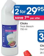 Clicks Thick Bleach-2x750ML
