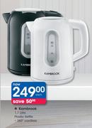 Kambrook 1.7Ltr 360 Degree Cordless Plastic Kettle-Each