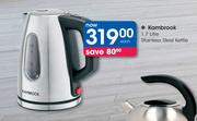 Kambrook 1.7Ltr Stainless Steel Kettle