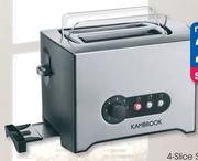 Kambrook 2 Slice Stainless Steel Toaster
