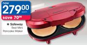 Safeway Red Mini Pancake Maker