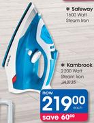 Kambrook 2200 Watt Steam Iron JA3135