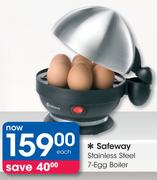 Safeway Stainless Steel 7 Egg Boiler