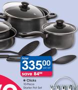 Clicks 10 Piece Starter Pot Set-Per Set