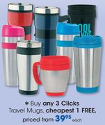 Clicks Travel Mugs-Each