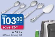 Clicks 5 Piece Serving Set-Per Set